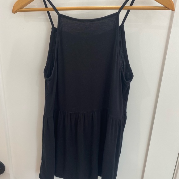 3/$12 Black American Eagle soft&sexy tank top - Picture 3 of 3